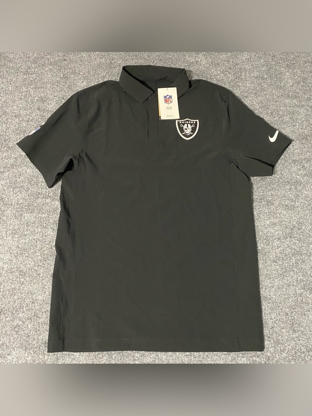 Nike On Field Las Vegas Raiders Sideline Mens Small Polo NWT NFL